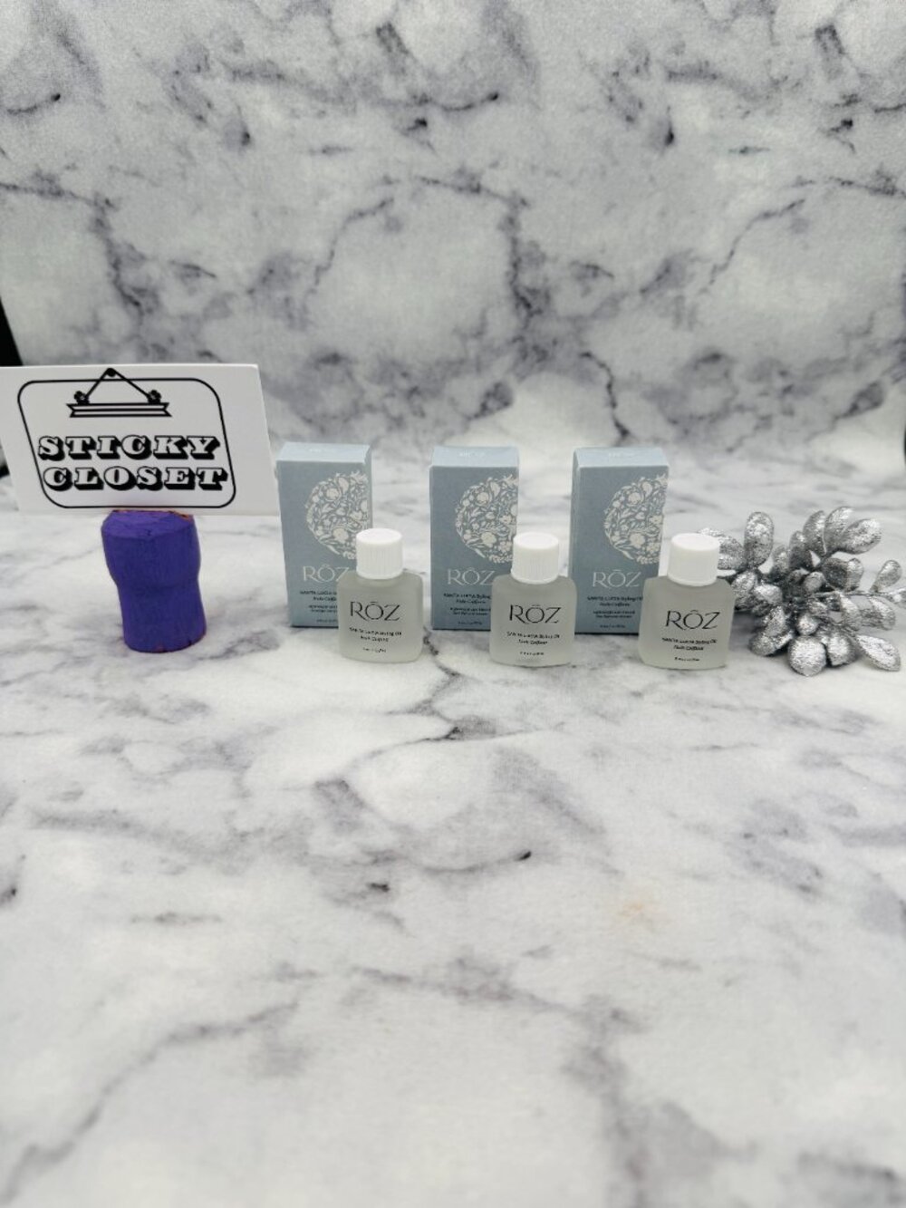 Roz Haircare Gift Set-Santa Lucia Styling Oil,Mini Size,3 X 5ml-3pc-BOXED-NEW